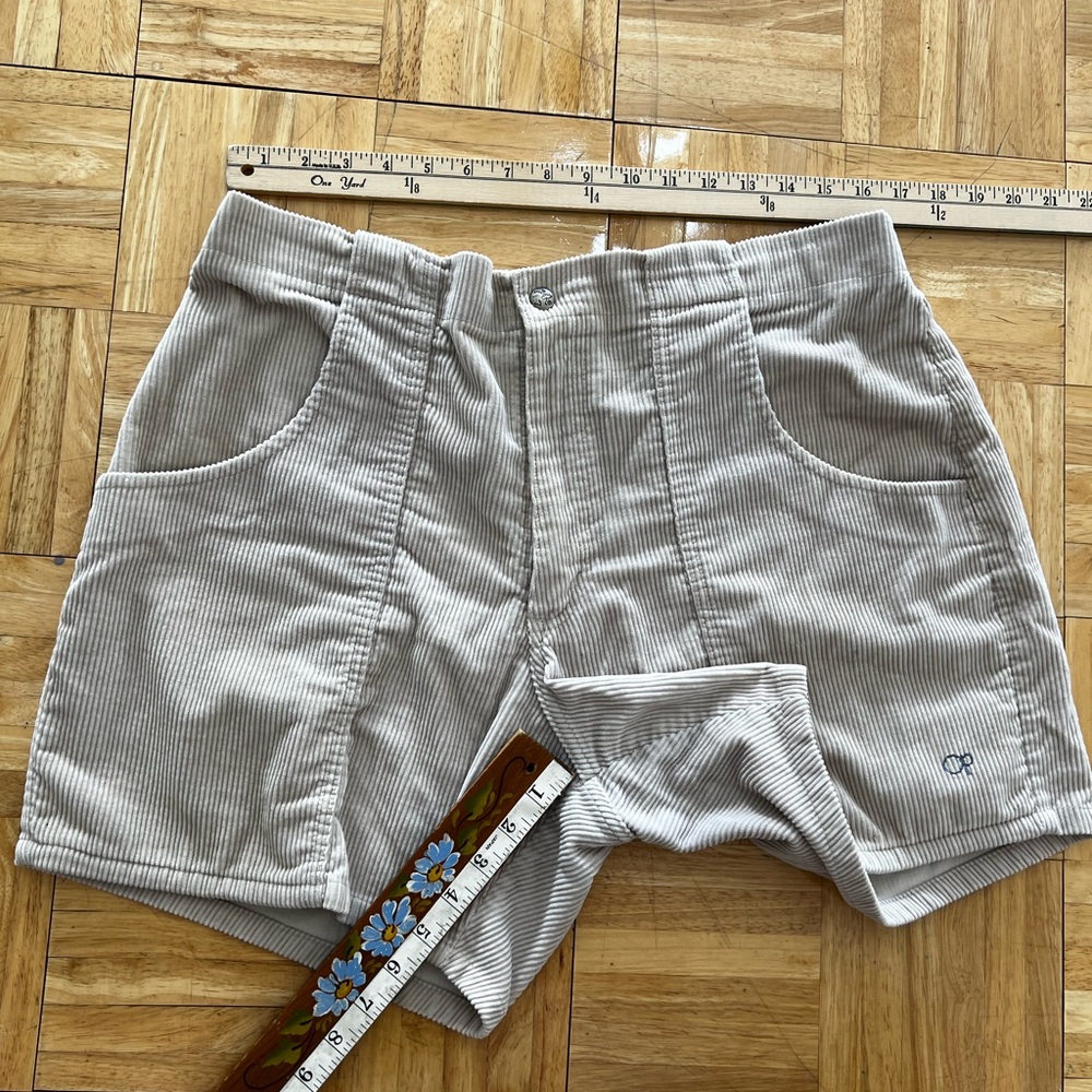 Vintage OP Ocean Pacific long riders corduroy shorts surfer skater dog town - Picture 7 of 12